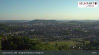 Archiv Foto Webcam Neumarkt in der Oberpfalz: Ausblick Burgruine Wolfstein 18:00