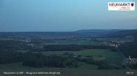 Archiv Foto Webcam Neumarkt in der Oberpfalz: Ausblick Burgruine Wolfstein 04:00