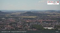 Archiv Foto Webcam Neumarkt in der Oberpfalz: Ausblick Burgruine Wolfstein 12:00
