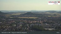 Archiv Foto Webcam Neumarkt in der Oberpfalz: Ausblick Burgruine Wolfstein 18:00