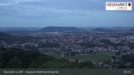 Archiv Foto Webcam Neumarkt in der Oberpfalz: Ausblick Burgruine Wolfstein 04:00