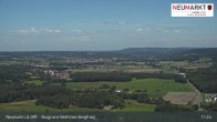 Archiv Foto Webcam Neumarkt in der Oberpfalz: Ausblick Burgruine Wolfstein 10:00