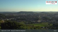 Archiv Foto Webcam Neumarkt in der Oberpfalz: Ausblick Burgruine Wolfstein 18:00