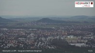 Archiv Foto Webcam Neumarkt in der Oberpfalz: Ausblick Burgruine Wolfstein 14:00