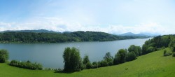Archived image Webcam Wallersee: Lakeview near Neumarkt 13:00