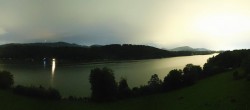 Archiv Foto Webcam Wallersee: Blick auf Neumarkt die Ostbucht 23:00