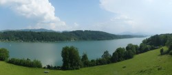 Archiv Foto Webcam Wallersee: Blick auf Neumarkt die Ostbucht 15:00