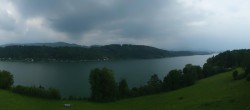 Archiv Foto Webcam Wallersee: Blick auf Neumarkt die Ostbucht 17:00