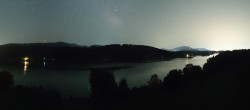Archiv Foto Webcam Wallersee: Blick auf Neumarkt die Ostbucht 23:00