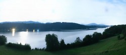 Archiv Foto Webcam Wallersee: Blick auf Neumarkt die Ostbucht 23:00