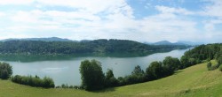 Archiv Foto Webcam Wallersee: Blick auf Neumarkt die Ostbucht 09:00