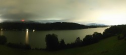 Archiv Foto Webcam Wallersee: Blick auf Neumarkt die Ostbucht 23:00