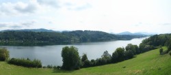 Archiv Foto Webcam Wallersee: Blick auf Neumarkt die Ostbucht 12:00