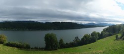 Archiv Foto Webcam Wallersee: Blick auf Neumarkt die Ostbucht 15:00