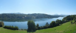 Archiv Foto Webcam Wallersee: Blick auf Neumarkt die Ostbucht 11:00