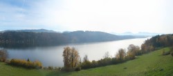 Archiv Foto Webcam Wallersee: Blick auf Neumarkt die Ostbucht 11:00