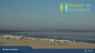 Archiv Foto Webcam Strand Norddeich 07:00