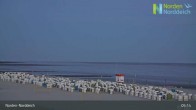 Archiv Foto Webcam Strand Norddeich 04:00