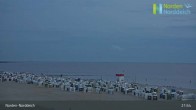 Archiv Foto Webcam Strand Norddeich 02:00
