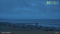 Archiv Foto Webcam Strand Norddeich 04:00