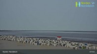 Archiv Foto Webcam Strand Norddeich 07:00