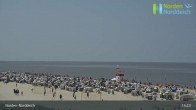 Archiv Foto Webcam Strand Norddeich 12:00