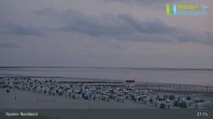 Archiv Foto Webcam Strand Norddeich 20:00