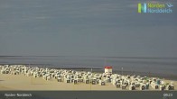 Archiv Foto Webcam Strand Norddeich 08:00