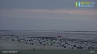 Archiv Foto Webcam Strand Norddeich 00:00