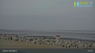 Archiv Foto Webcam Strand Norddeich 07:00