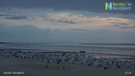 Archiv Foto Webcam Strand Norddeich 02:00