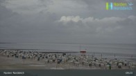 Archiv Foto Webcam Strand Norddeich 08:00
