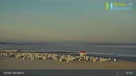 Archiv Foto Webcam Strand Norddeich 04:00