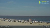 Archiv Foto Webcam Strand Norddeich 08:00