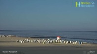 Archiv Foto Webcam Strand Norddeich 08:00