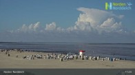 Archiv Foto Webcam Strand Norddeich 10:00