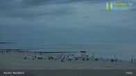 Archiv Foto Webcam Strand Norddeich 02:00