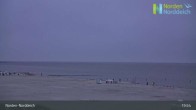 Archiv Foto Webcam Strand Norddeich 04:00