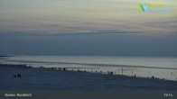 Archiv Foto Webcam Strand Norddeich 02:00