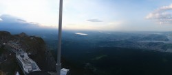 Archiv Foto Webcam Pilatus: Bergstation Kulm 19:00