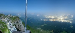 Archiv Foto Webcam Pilatus: Bergstation Kulm 01:00