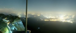 Archiv Foto Webcam Pilatus: Bergstation Kulm 23:00