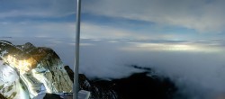 Archiv Foto Webcam Pilatus: Bergstation Kulm 19:00