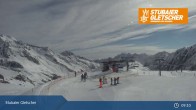 Archived image Webcam Stubai Glacier - View Top Station Murmele 08:00