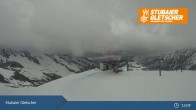 Archiv Foto Webcam Stubaier Gletscher: Aublick Bergstation Murmele 12:00