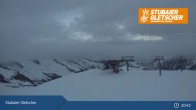 Archiv Foto Webcam Stubaier Gletscher: Aublick Bergstation Murmele 00:00