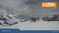 Archiv Foto Webcam Stubaier Gletscher: Aublick Bergstation Murmele 12:00