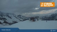 Archiv Foto Webcam Stubaier Gletscher: Aublick Bergstation Murmele 00:00