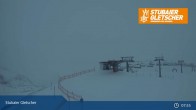 Archived image Webcam Stubai Glacier - View Top Station Murmele 07:00