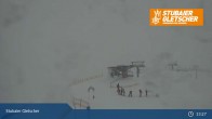 Archived image Webcam Stubai Glacier - View Top Station Murmele 12:00